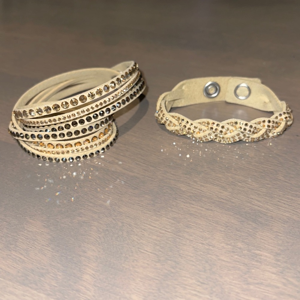 SOLD TOGETHER CRYSTAL SWAROVSKI BRACELETS